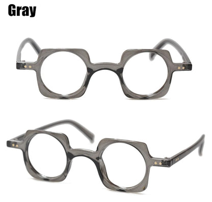 Small Square Retro Men's Reading Glasses