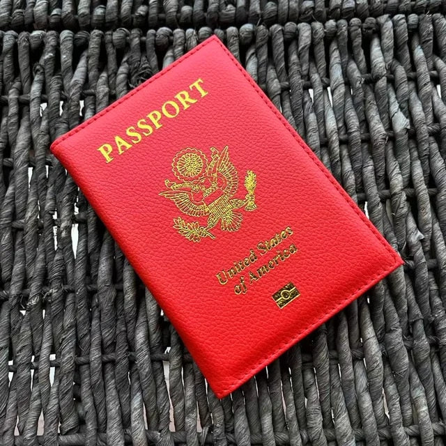 Travel Passport Case Pouch