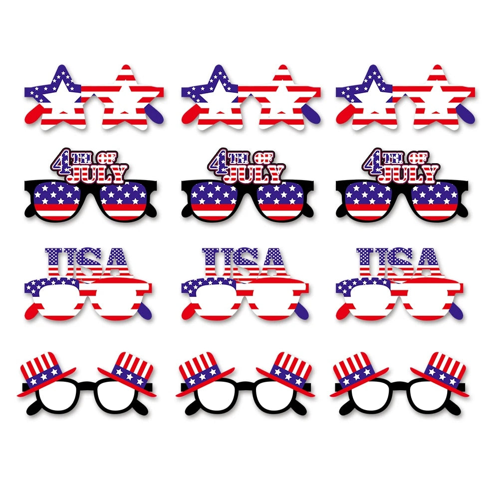 Independence Day Party Fun Glasses