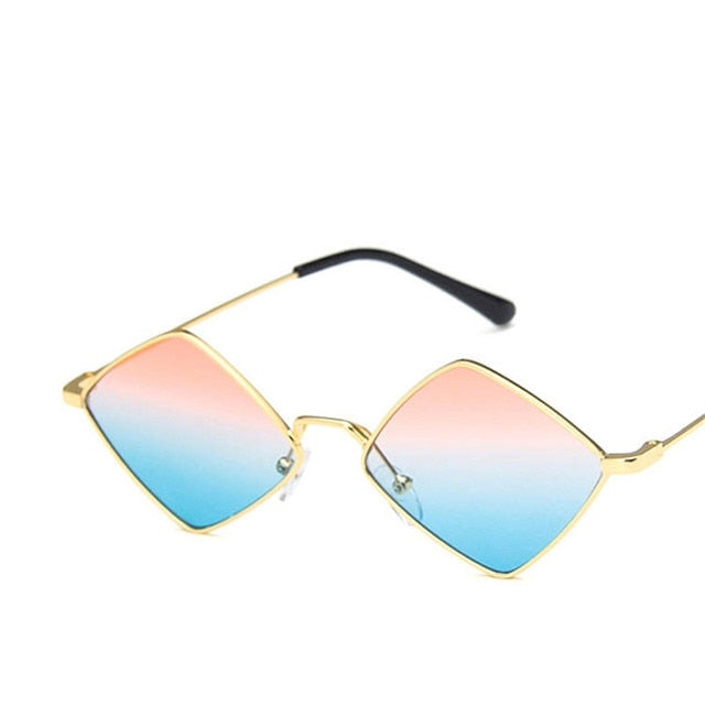 Retro Red Cateye Round Sunglasses