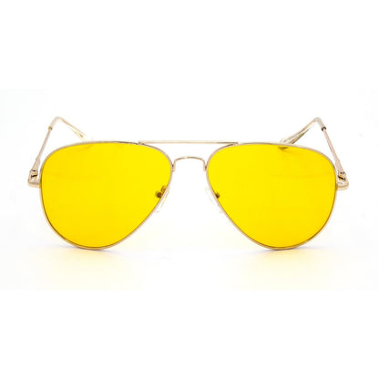 Yellow Men Aviators Sunglasses - Weekend Shade Sunglasses