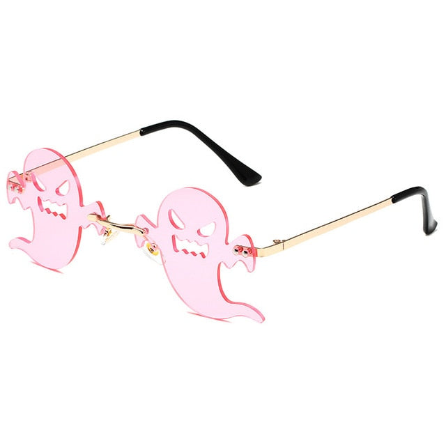 Ghost Rimless Fashion Cosplay Sunglasses
