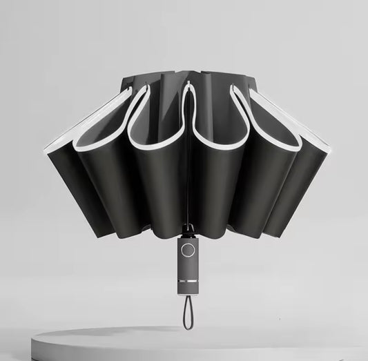 Automatic Open Large Compact Reverse Umbrella for Rain