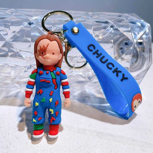 Horror Film Chucky Doll Keychain