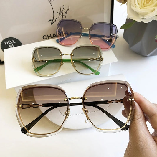 Lanie Rimless Luxury Sunglasses