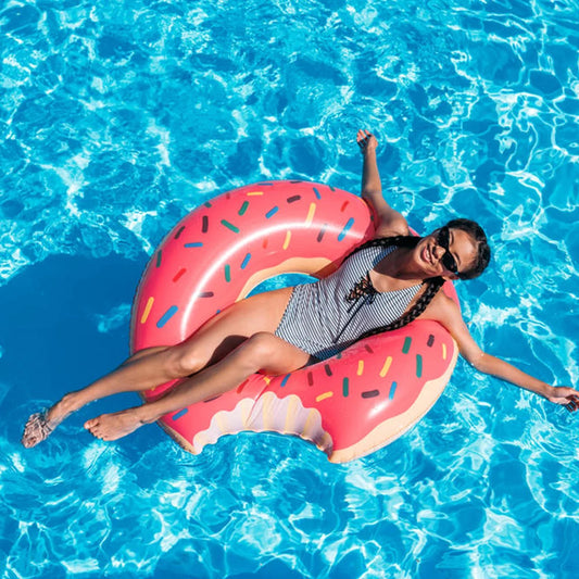 Inflatable Donut Ring Pool Float