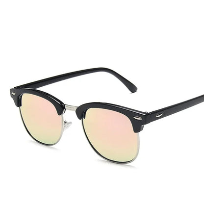 Polarized Sunglasses for Men and Women Semi-Rimless Frame Driving Sun glasses UV Blocking