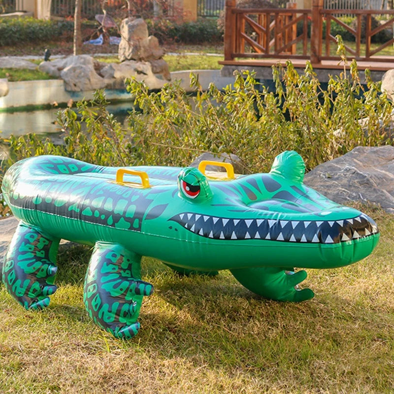 Kids Crocodile Inflatable Pool Float - Weekend Shade 