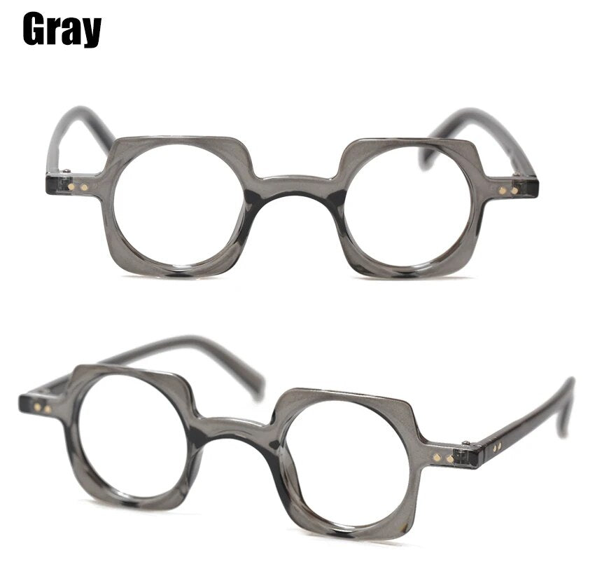 Small Square Retro Men's Reading Glasses