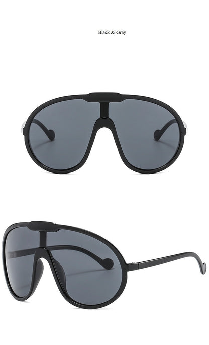 Vintage Round Plastic Goggle Sunglasses - Weekend Shade Sunglasses