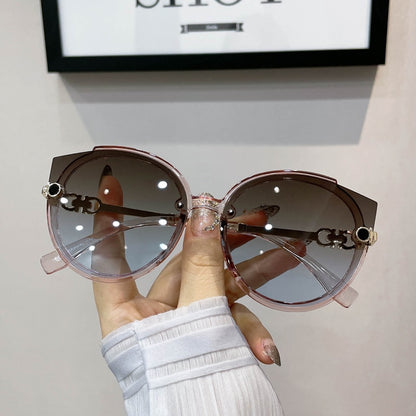 "Most Wanted" Women's Cateye Rimless Sunglasses