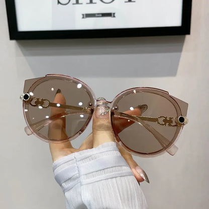 "Most Wanted" Women's Cateye Rimless Sunglasses