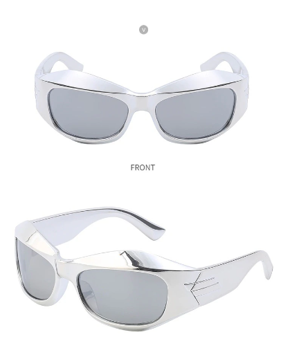 "Hold Tight" Trendy Plastic Frame Sunglasses