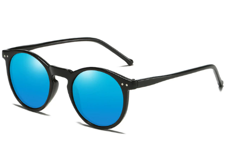 Polarized Sunglasses Men Women Brand Designer Retro Round 