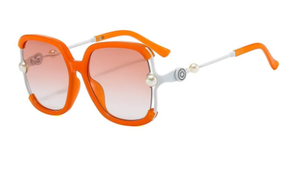 "Side Eye" Square Regular plastic frame Sunglasses