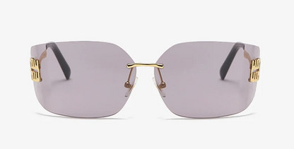 Women Rimless Fashion Sunglasses  - Weekend Shade 