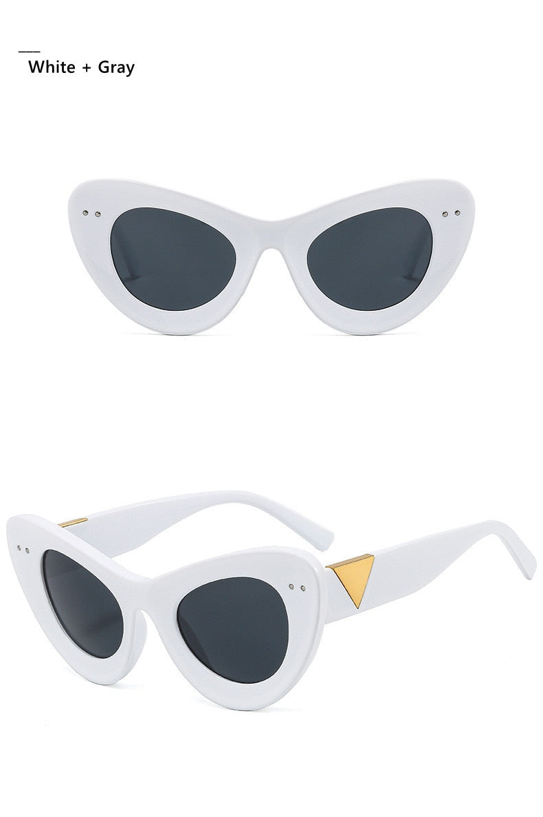 Lake Views" Plastic Cat Eye Sunglasses