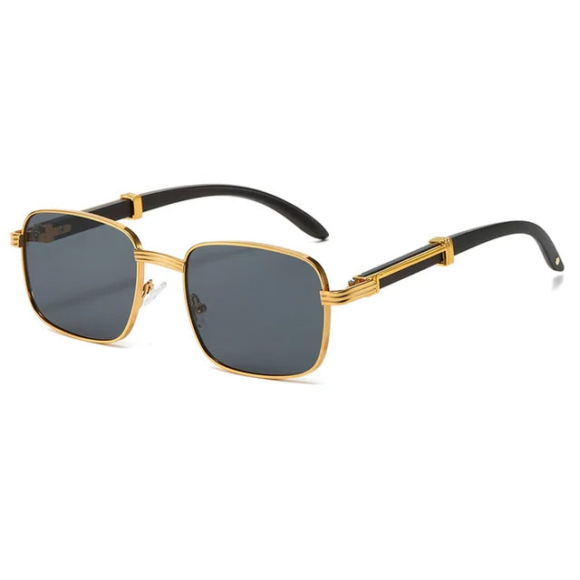 "Brandon" Square Men Plastic Frame Sunglasses