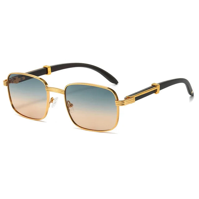 "Brandon" Square Men Plastic Frame Sunglasses