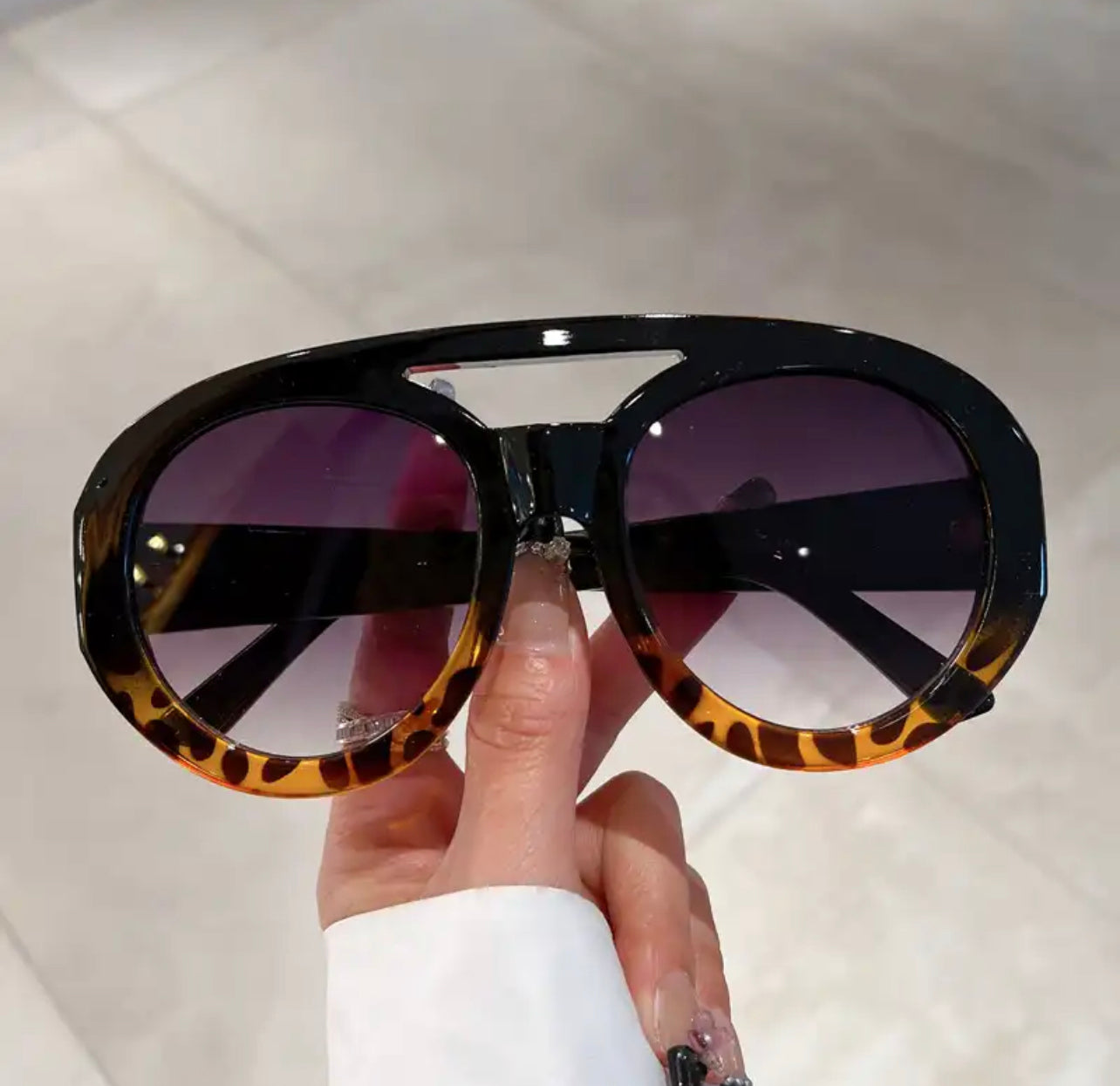 Oversize Round Sunglasses