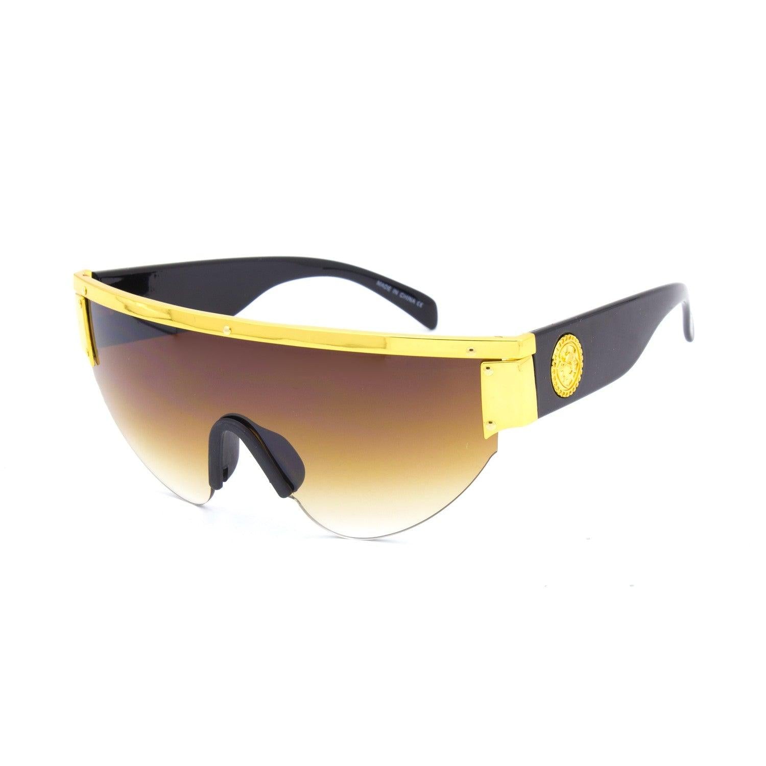 "Miami Fever" Shield Sunglasses - Weekend Shade Sunglasses