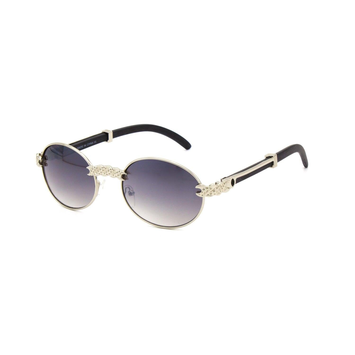 "Winter Vibes" Round Metal Frames - Weekend Shade Sunglasses