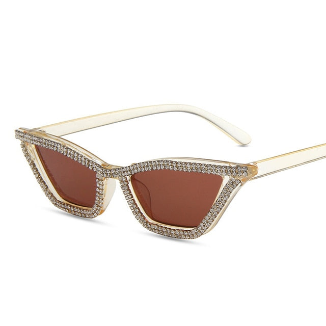 Rhinestone Cateye Iconic Sunglasses