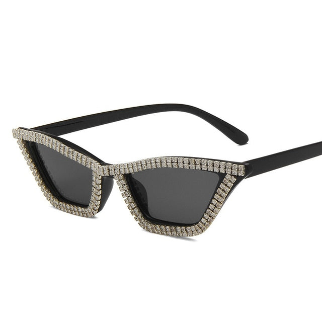 cat eye rhinestone sunglasses - Weekend Shade Sunglasses