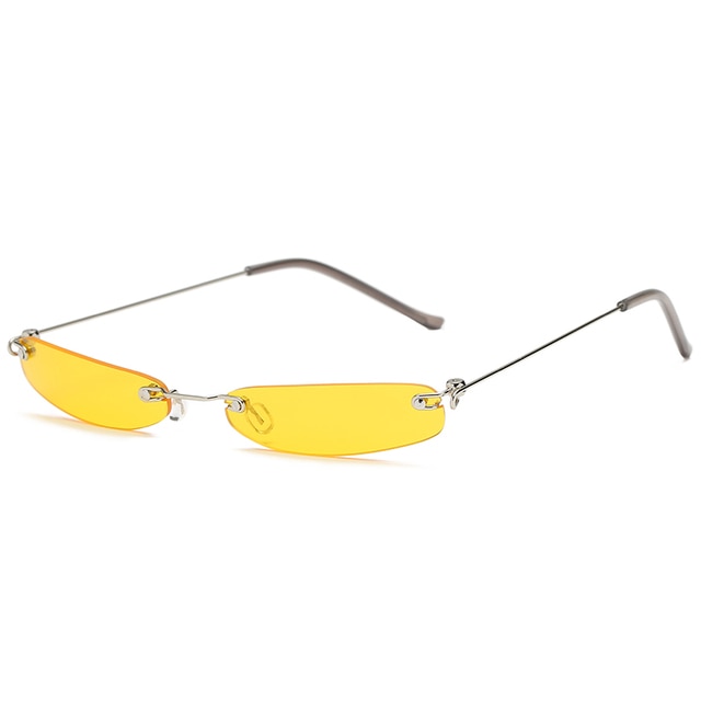 New Fashion Rimless Tiny Sunglasses