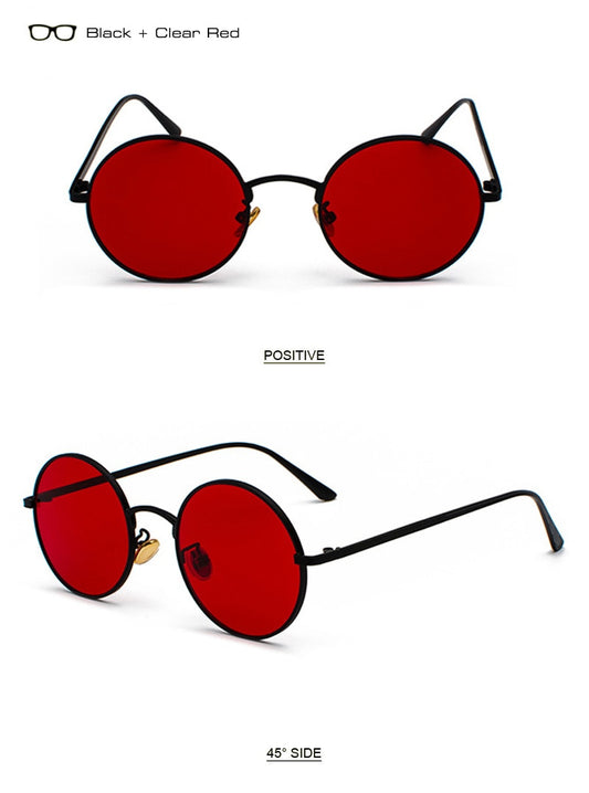 Super Round Metal Sunglasses