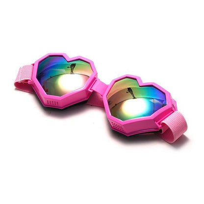Heart Shaped Goggle Sunglasses - Weekend Shade Sunglasses