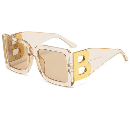"Big B"  Oversized Square Sunglasses