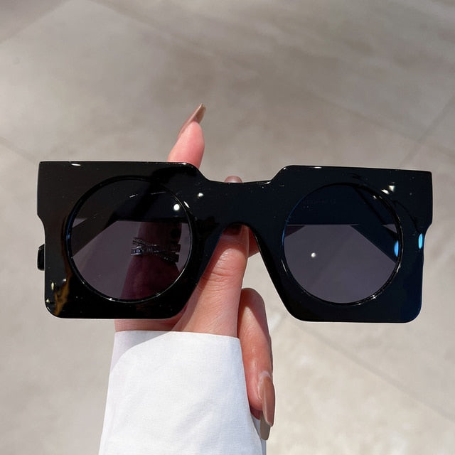 "Future Square" Fashion Oversize Sunglasses