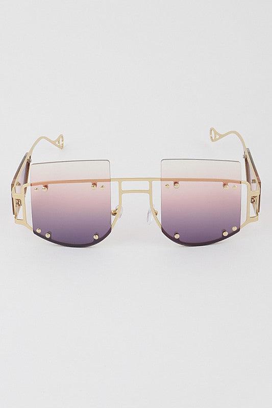 Cut Out Oversize Sunglasses - Weekend Shade Sunglasses