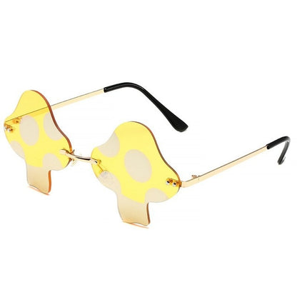 Mushroom Rimless Style Sunglasses