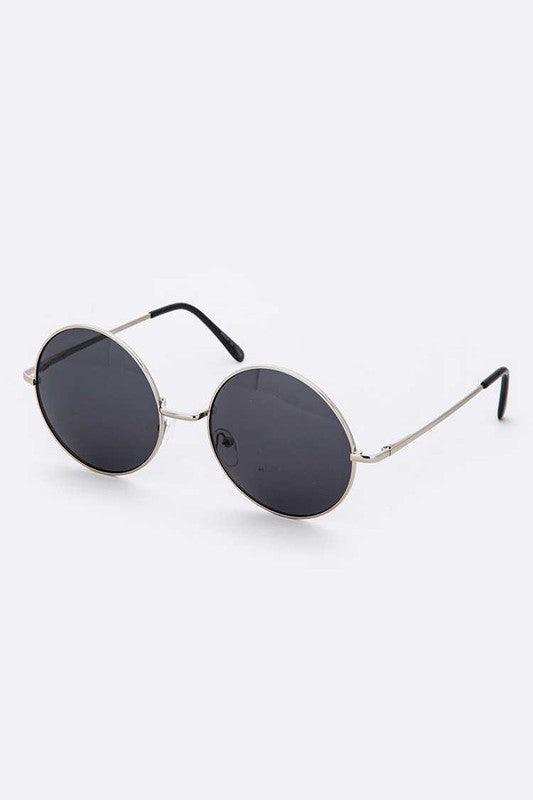 Round Retro Metal Frame Sunglasses - Weekend Shade Sunglasses