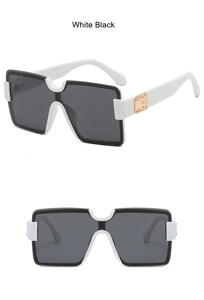 Oversize Rimless Fashion Sunglasses