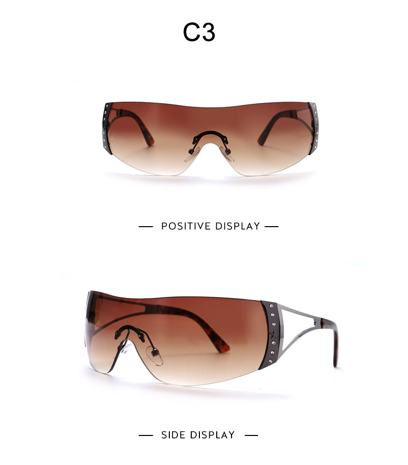 Women's Oversize Wrap Sunglasses