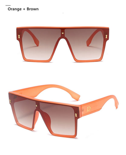 Fashion Oversize Square Glam Sunglasses