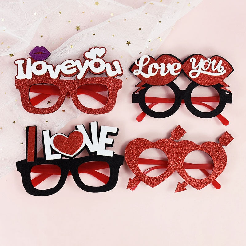 Valentines Party Favor Plastic Sunglasses