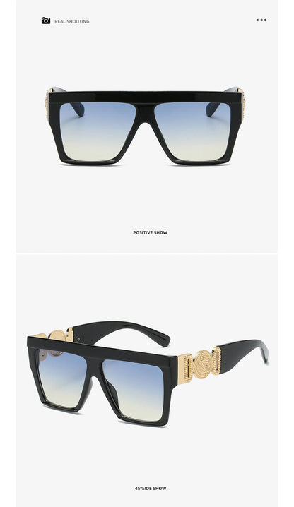Vegas Vibes Square Plastic Frame Sunglasses - Weekend Shade Sunglasses