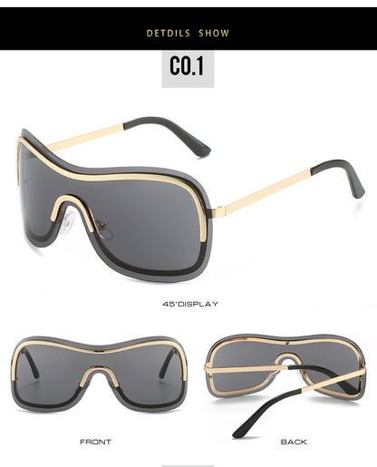 "Fine & Trendy" Rimless Fashion Sunglasses