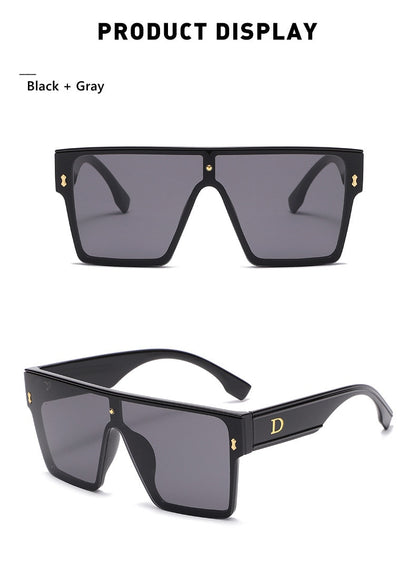 Fashion Oversize Square Glam Sunglasses