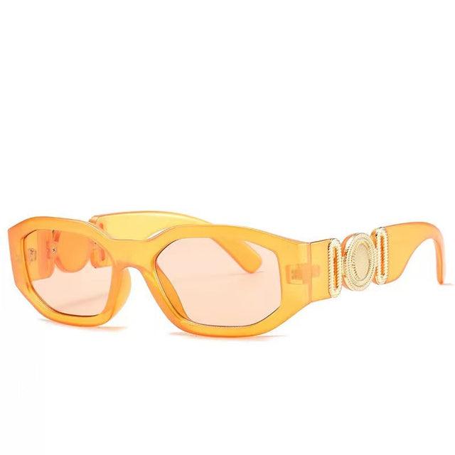 Plastic Square Reflective Sunglasses - Weekend Shade Sunglasses