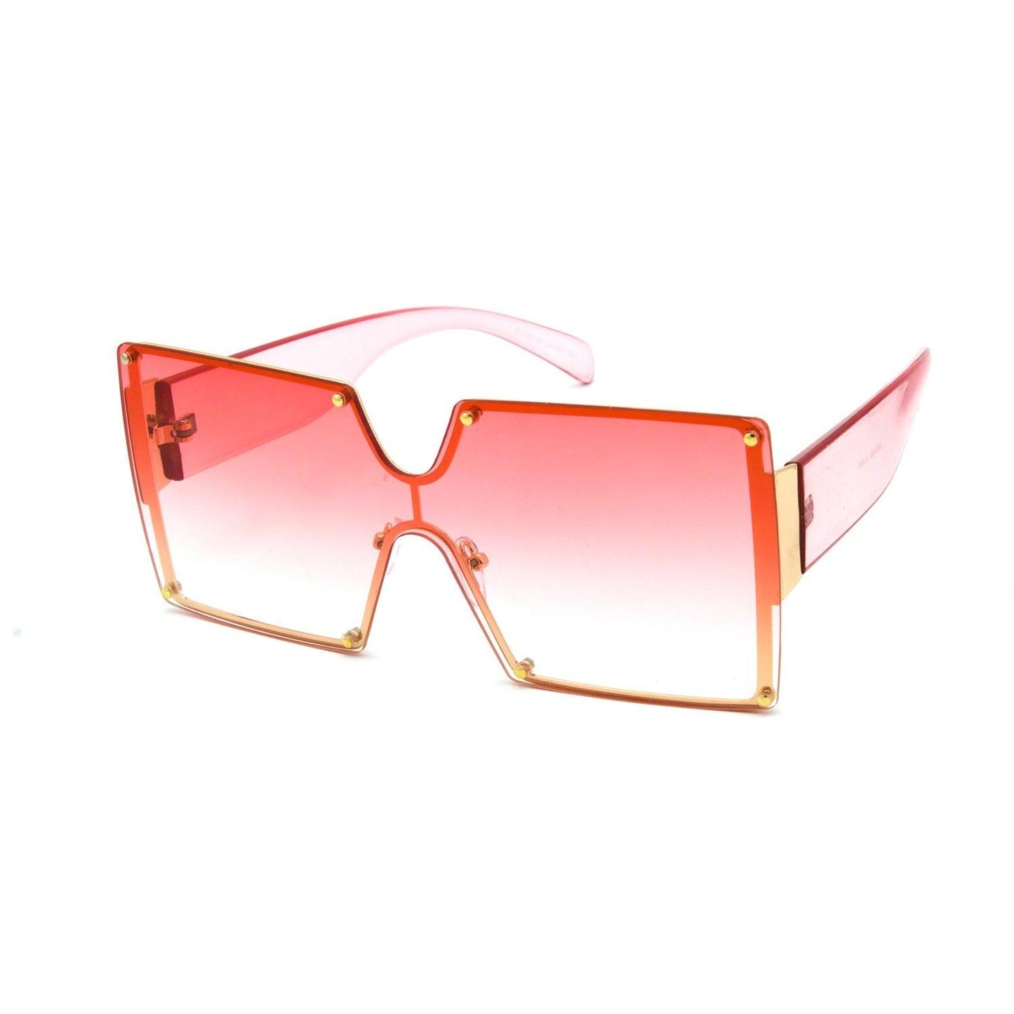 "Hot Shot" Square Metal Frame Sunglasses - Weekend Shade Sunglasses