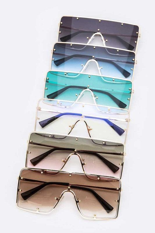Shield Inspired Iconic Sunglasses - Weekend Shade Sunglasses