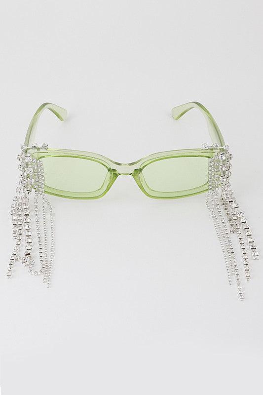 Fashion Rhinestone Glasses - Weekend Shade Sunglasses