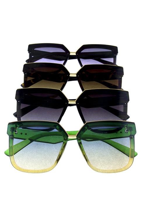 "HIGH END" Fashion Square Sunglasses - Weekend Shade Sunglasses
