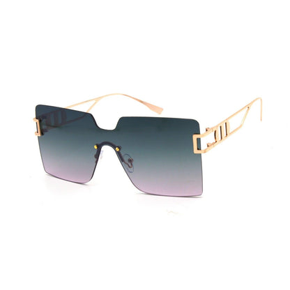 Fashion Rimless Square Sunglasses - Weekend Shade Sunglasses