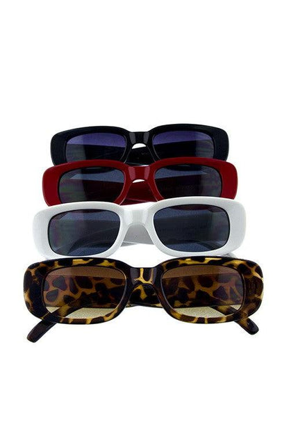 Retro Square Fashion Sunglasses - Weekend Shade Sunglasses